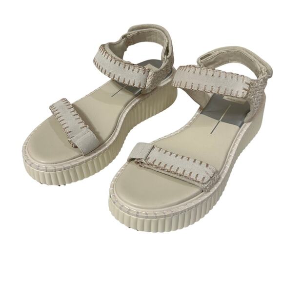 Dolce Vita Suede Leather Platform Sandals New - Picture 2 of 9